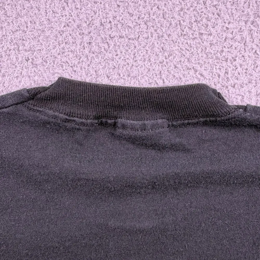 VTG MTV Shirt Mens L Black USA Fruit The Loom Pre Shrunk Egg Single Stitch 90s - Picture 11 of 12
